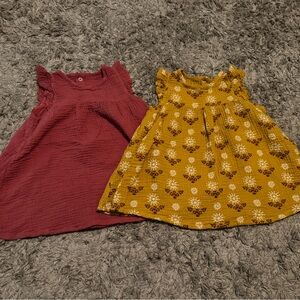 Sofia Mila 100% organic cotton dresses 18-24m